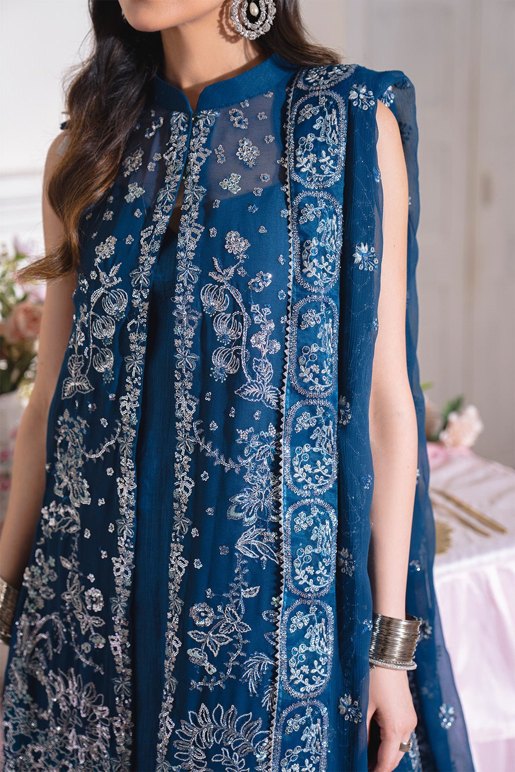 Neeshay | Dastaan Formals 25 | Aabirah - is Navy dress from Neeshay - Ladies Clothes - Maria Faisal