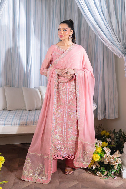 Neeshay | Dastaan Formals 25 | Gulrukh - is Pink dress from Neeshay - Ladies Clothes - Maria Faisal