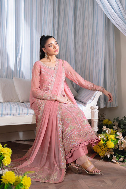 Neeshay | Dastaan Formals 25 | Gulrukh - is Pink dress from Neeshay - Ladies Clothes - Maria Faisal