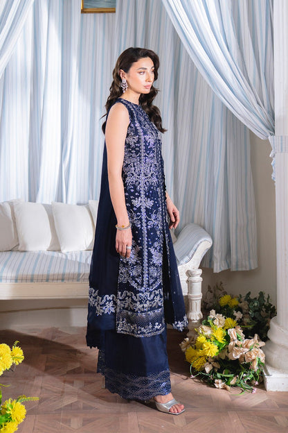 Neeshay | Dastaan Formals 25 | Neelisha - is Navy Blue dress from Neeshay - Ladies Clothes - Maria Faisal