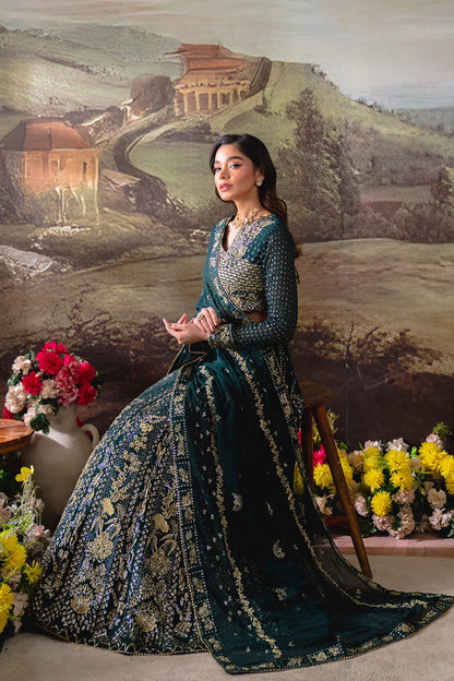 Neeshay | Dastaan Formals 25 | Shahnoor - is Mineral Green dress from Neeshay - Ladies Clothes - Maria Faisal