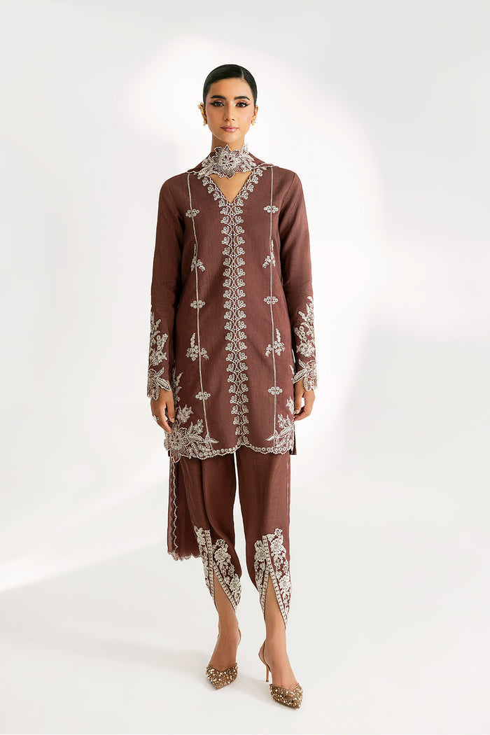 Saira Rizwan | Silk Pret 25 | AMBERE - Casual Wear - available at Maria Faisal in UK and USA