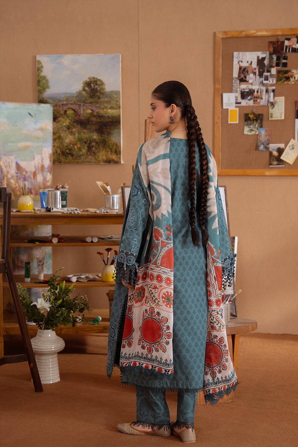 Saira Rizwan | Laanem Summer Lawn 25 | SEREN-B-SRL25-08 by Maria Faisal - Registered Vendor of : Saira Rizwan - type : Ladies Clothes - 100% original wedding dresses