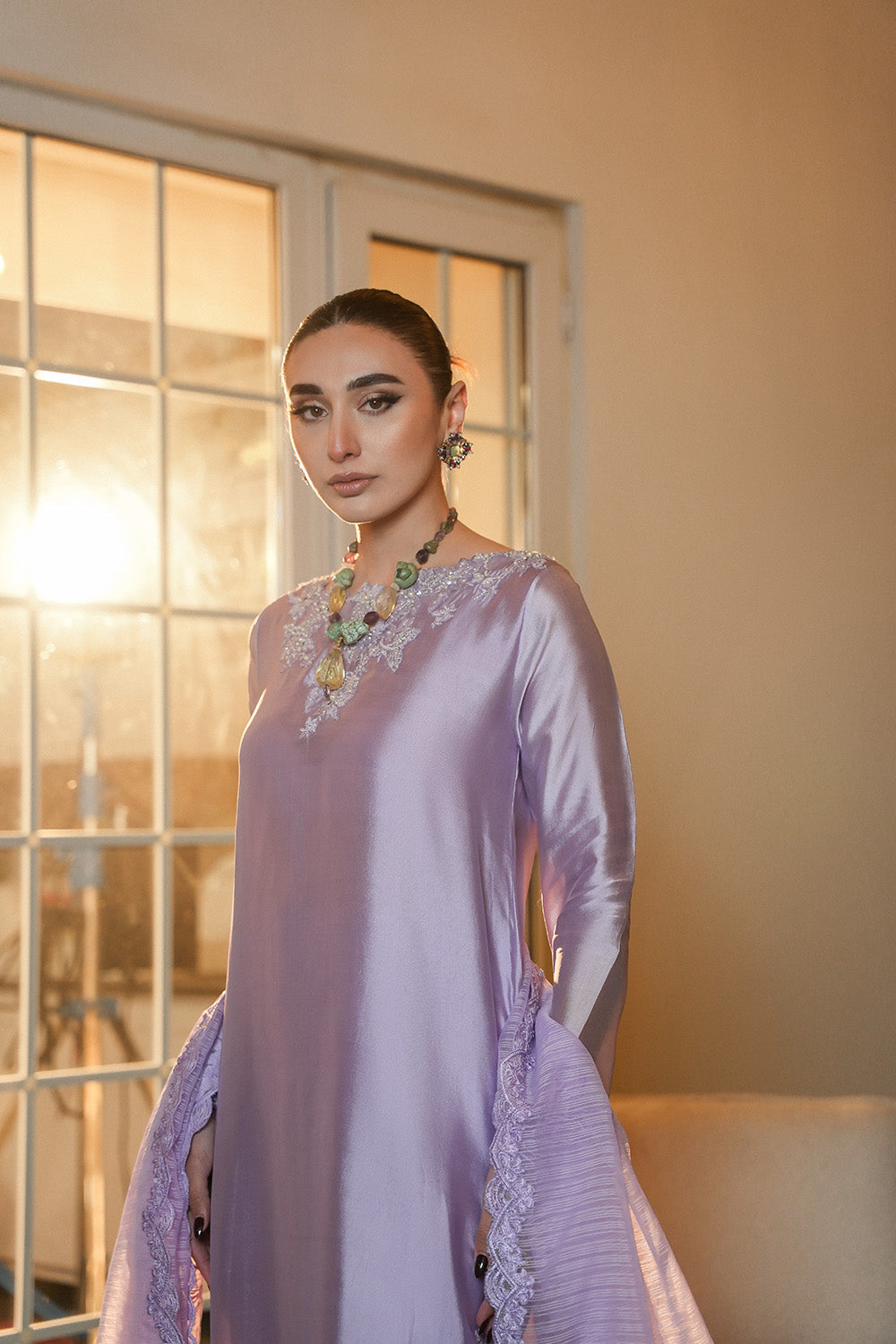Nilofer Shahid | Verve Summer 24 | Dynamic Diva (3pc)- Verve SS 24 - Maria Faisal