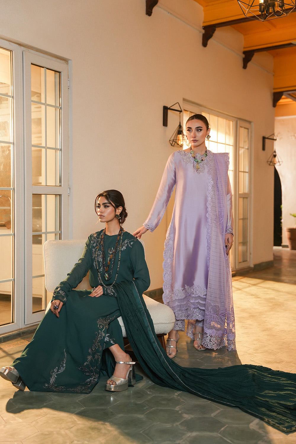 Nilofer Shahid | Verve Summer 24 | Dynamic Diva (3pc)- Verve SS 24 - Maria Faisal