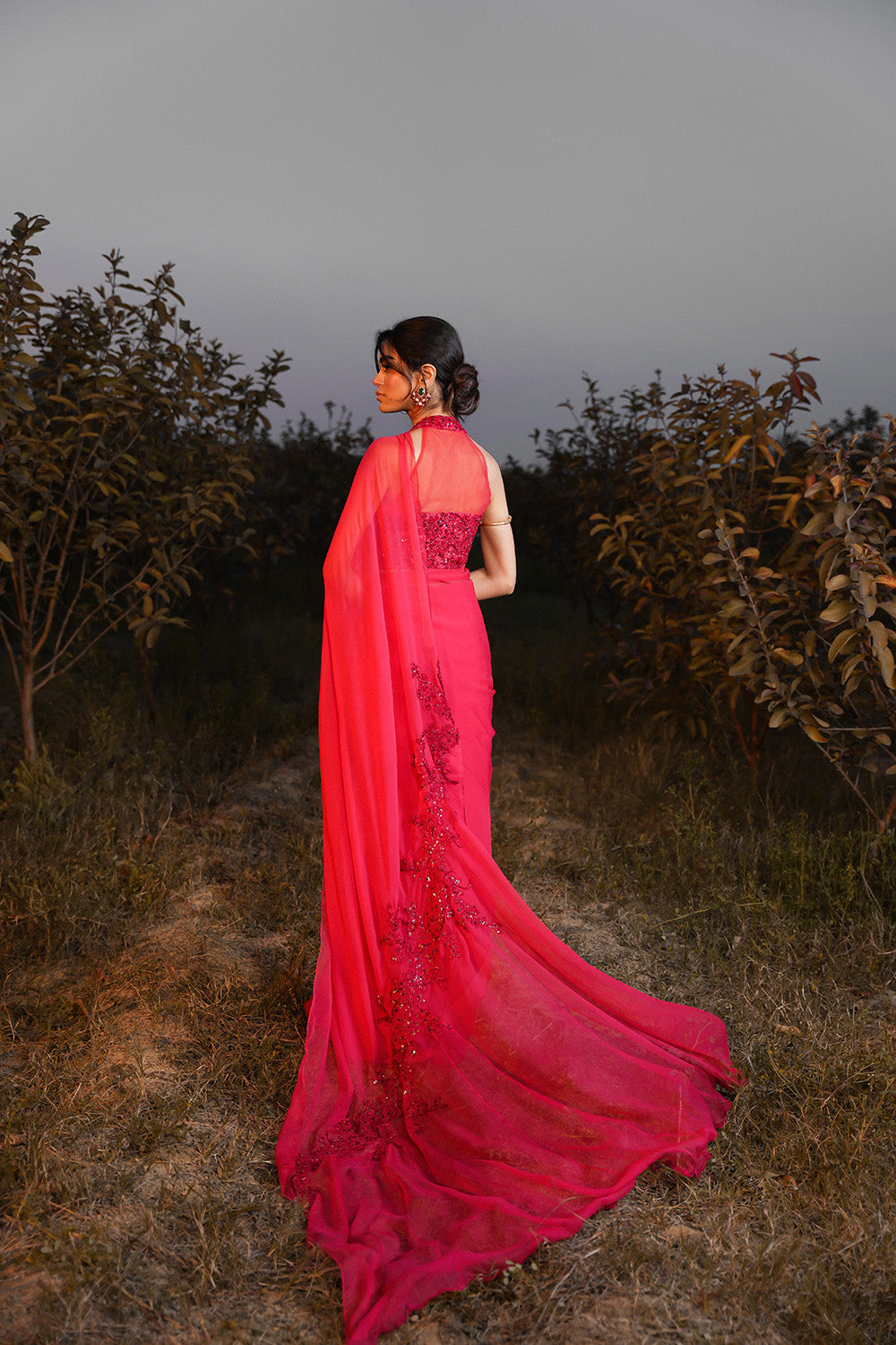 Nilofer Shahid | Verve Summer 24 | Radiant Rebel (Saree) - Maria Faisal