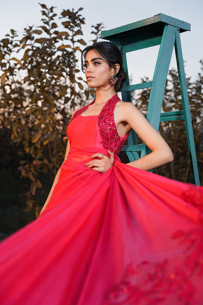 Nilofer Shahid | Verve Summer 24 | Radiant Rebel (Saree) - Maria Faisal