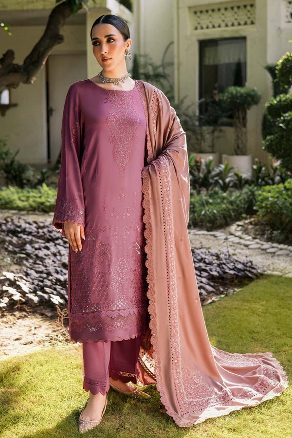 Nureh | Exclusive Winter 25 | NE-177 - Casual Dress - available at Maria Faisal in UK and USA.