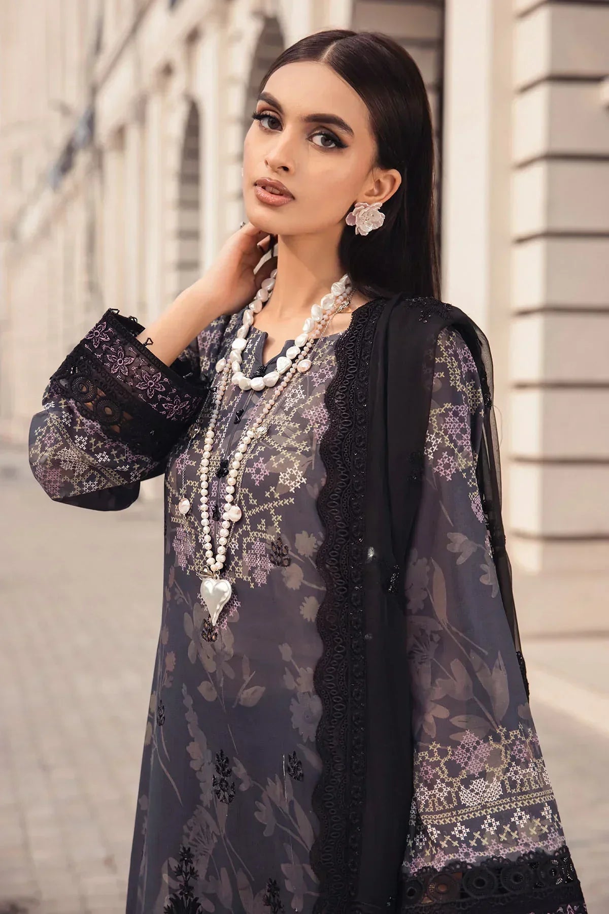 Nureh | Swiss Prints | NS-123 - Ladies Clothes - Maria Faisal