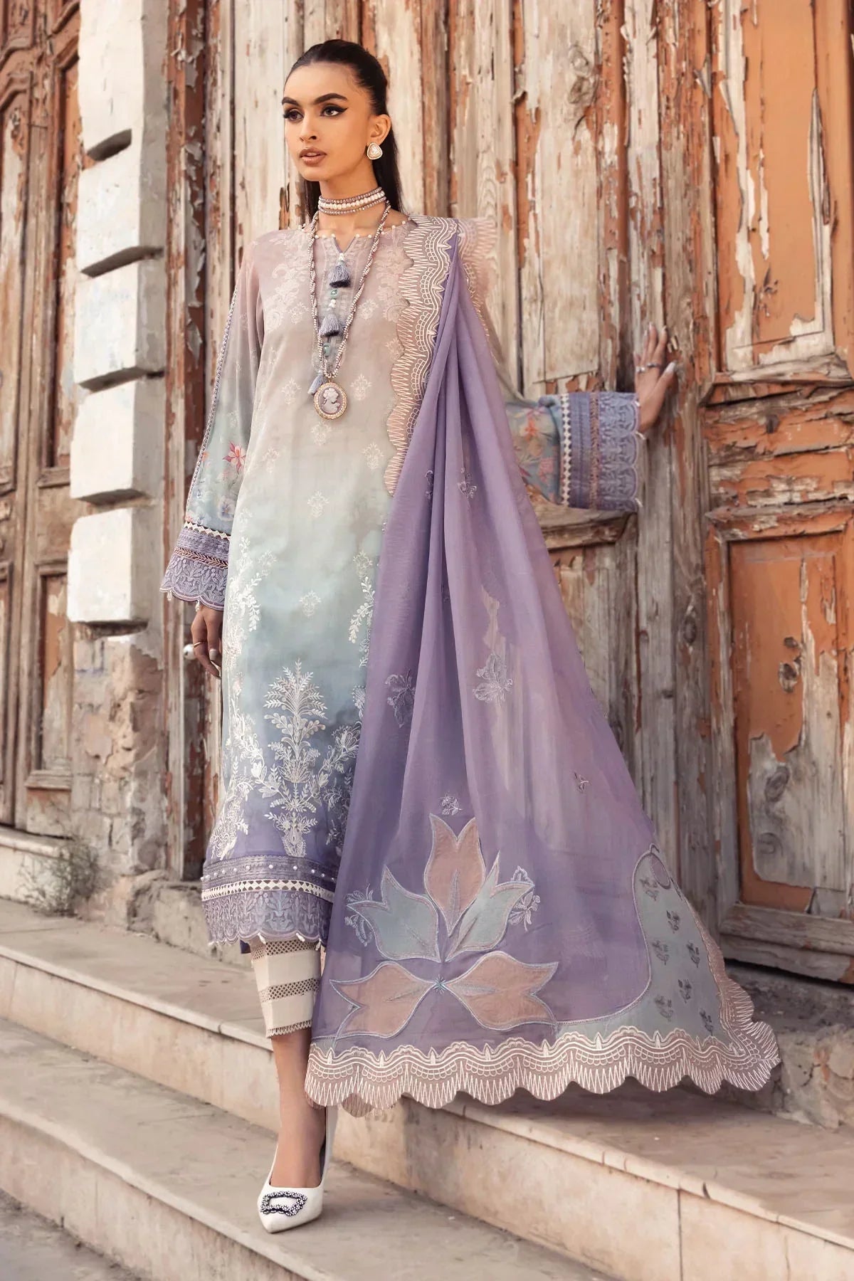 Nureh | Swiss Prints | NS-121 - Ladies Clothes - Maria Faisal