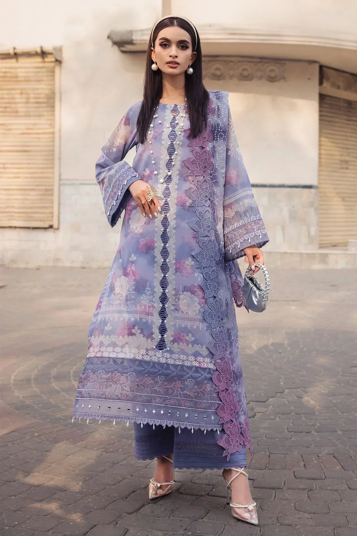 Nureh | Swiss Prints | NS-119 - Ladies Clothes - Maria Faisal