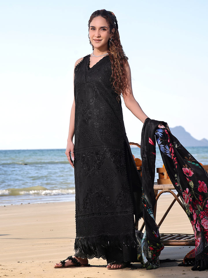 Izel | Saahil Signature Lawn 24 | NUREH - Waniyas