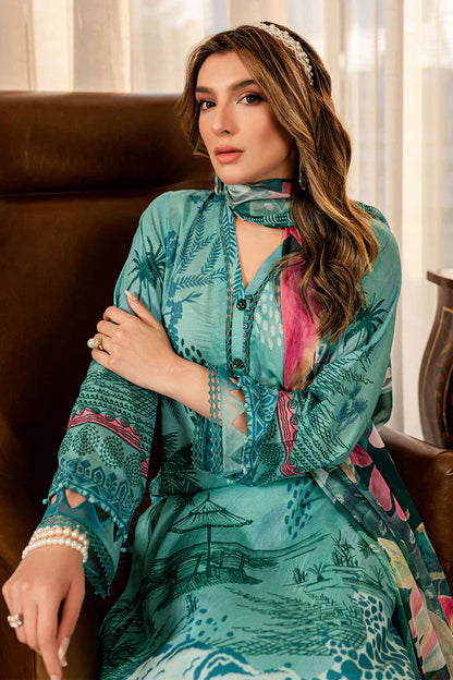 Nureh | Printed Lawn 24 | SP-90 - Ladies Clothes - Maria Faisal