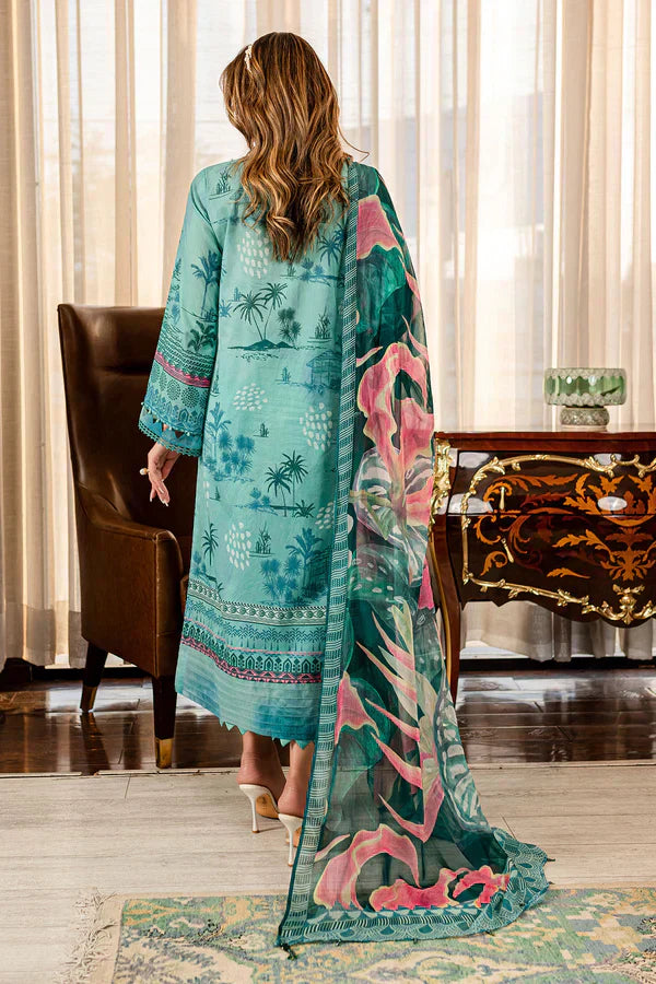 Nureh | Printed Lawn 24 | SP-90 - Ladies Clothes - Maria Faisal