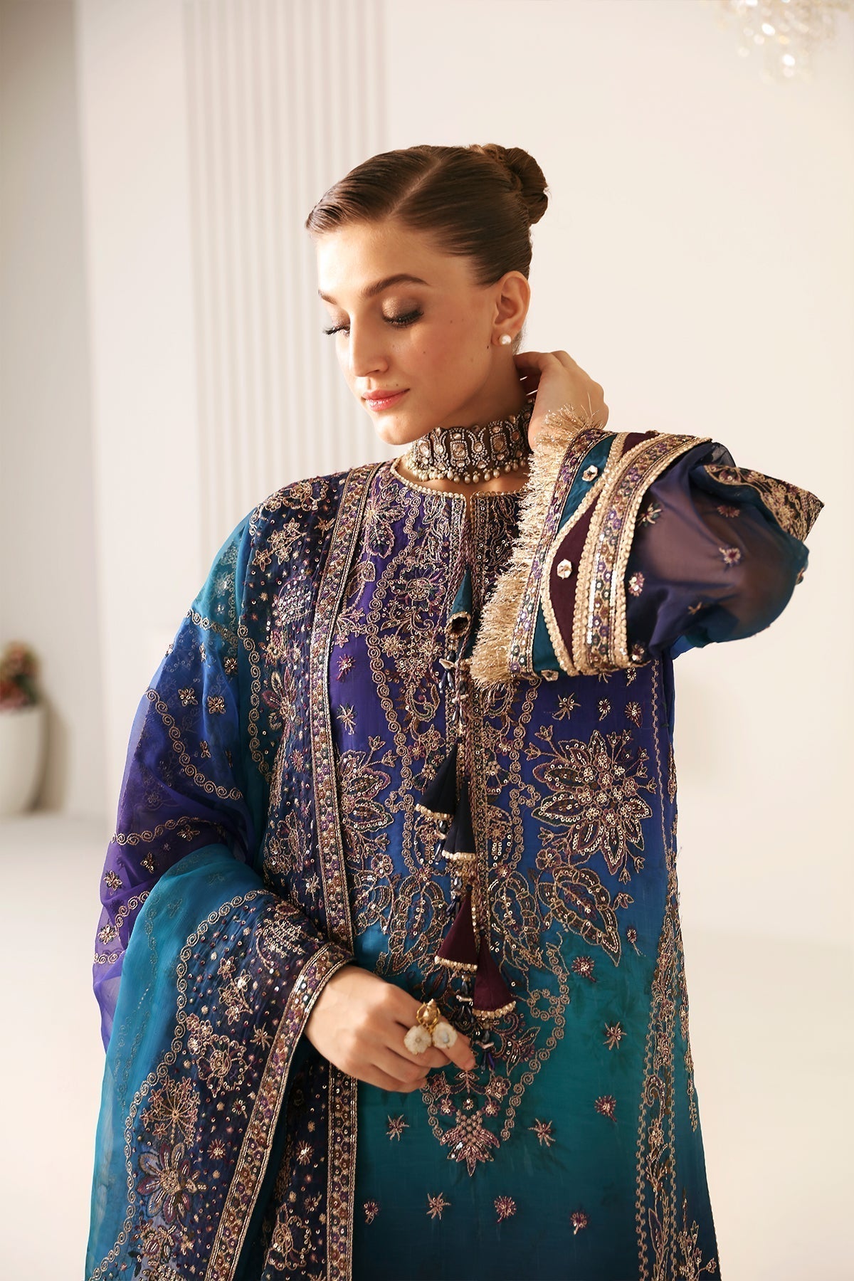 Alizeh | La Ruha Wedding Formals | AF-CH-2182-Oasis - Formal - Maria Faisal