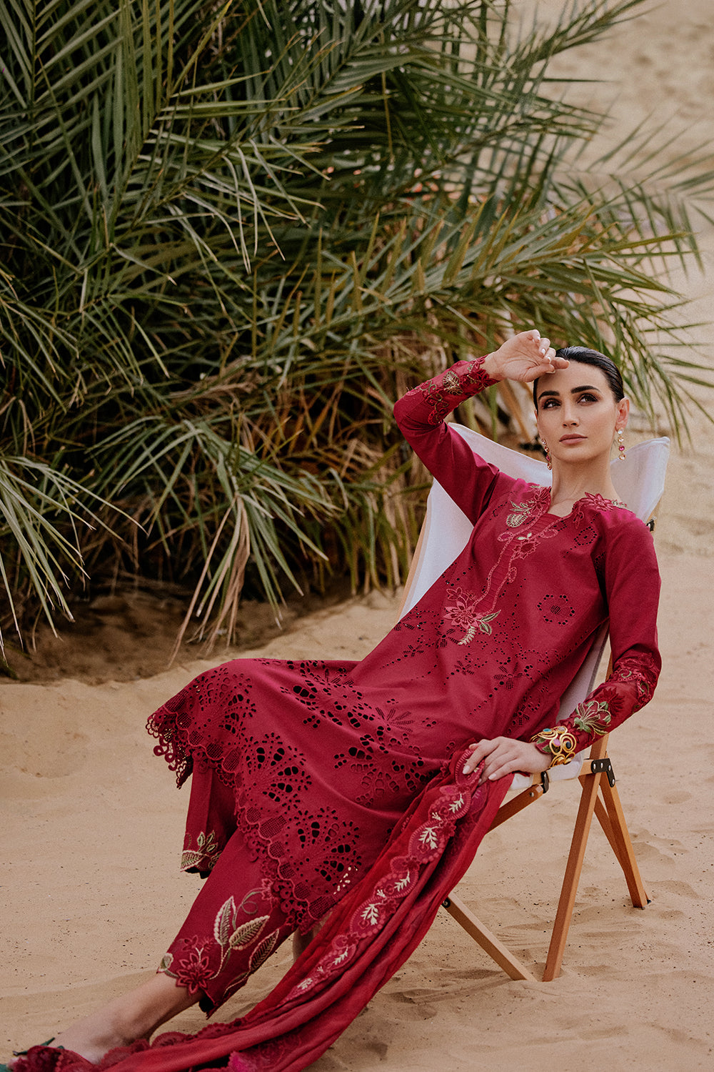 Saira Rizwan | Luxury Lawn 26 | RAYLI-SRL26-06 - Dress - available at Maria Faisal in UK and USA.