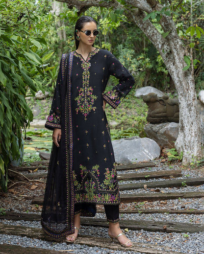 Mushq | Nuvera Raw Silk 26 | Onyxa - Luxury Dress - available at Maria Faisal in UK and USA.
