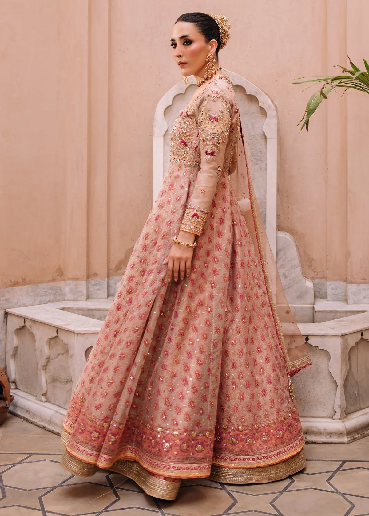 Jeem | Amaltaas Wedding Formals 26 | ORCHID PINK - Wedding Dress - available at Maria Faisal in UK and USA.