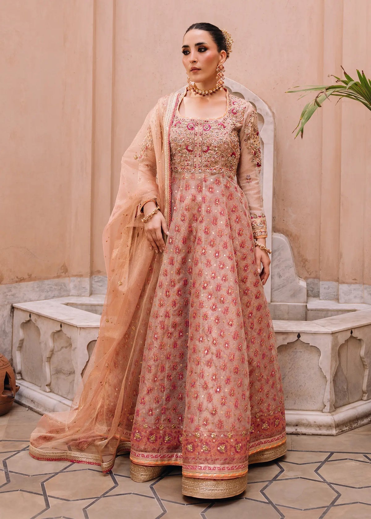 Jeem | Amaltaas Wedding Formals 26 | ORCHID PINK - Wedding Dress - available at Maria Faisal in UK and USA.