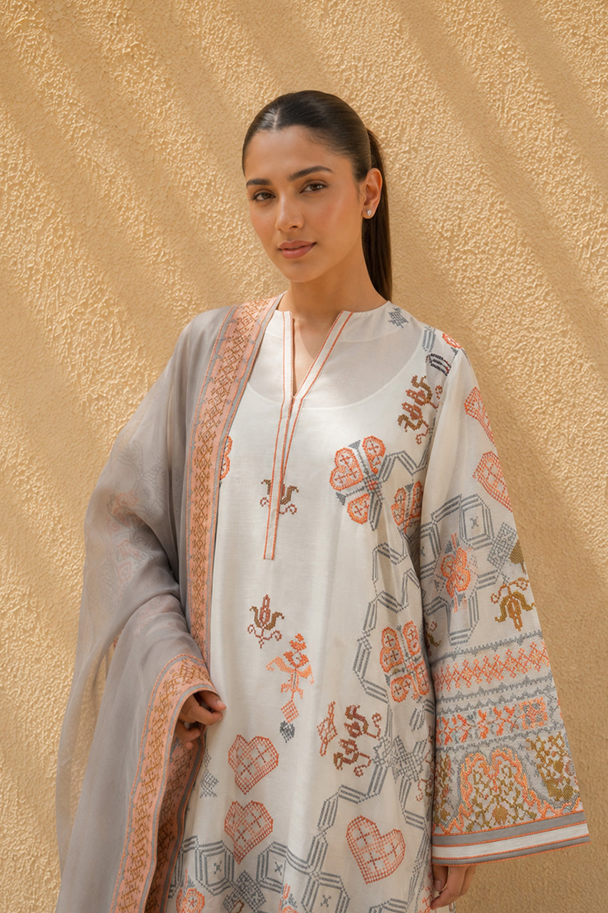 Sania Maskatiya | Eid ul Adha Edit | Naia (B) - Luxury Dress - available at Maria Faisal in UK and USA.