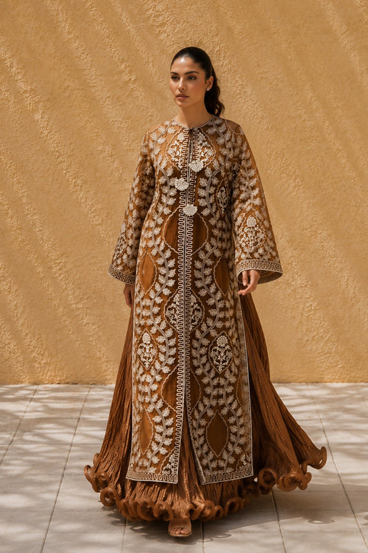 Sania Maskatiya | Eid ul Adha Edit | Usha (B) - Luxury Dress - available at Maria Faisal in UK and USA.
