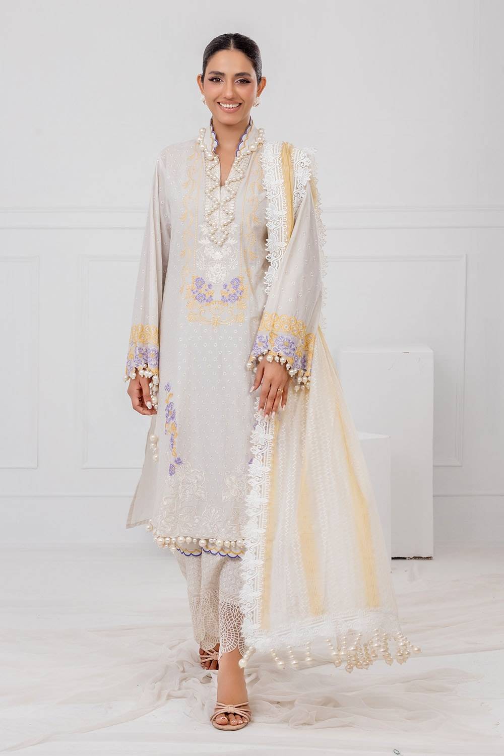 Gul Ahmed | Festive Eid 25 | FE-52019 by Maria Faisal - Registered Vendor of : Gul Ahmed - type : Ladies Clothes - 100% original wedding dresses