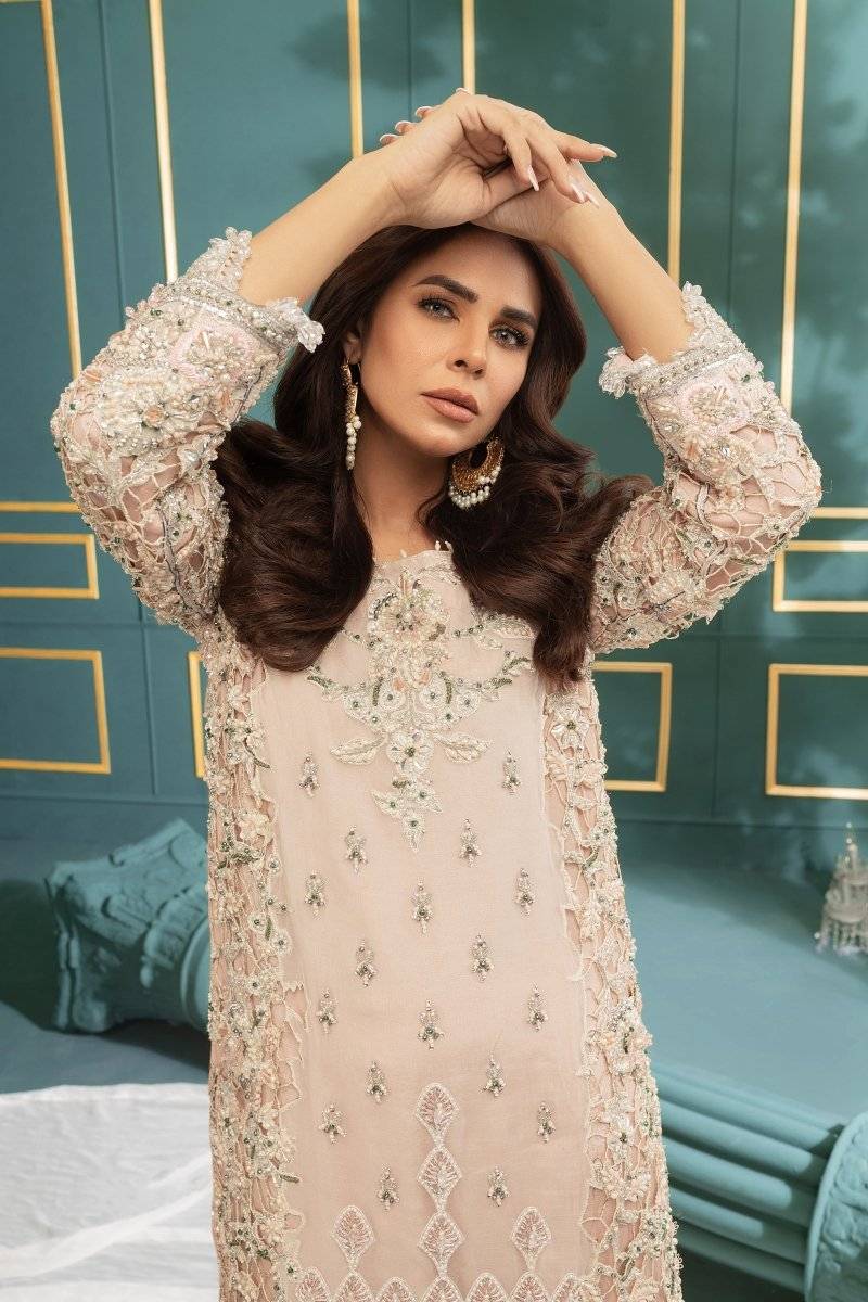Panache | Pret | Pastel Glam by Maria Faisal - Registered Vendor of : Panache By Mona - type : Ladies Clothes - 100% original wedding dresses