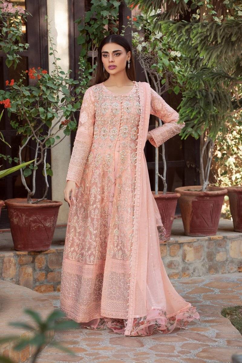 Panache | Pret | Peachy Blossom by Maria Faisal - Registered Vendor of : Panache By Mona - type : Ladies Clothes - 100% original wedding dresses