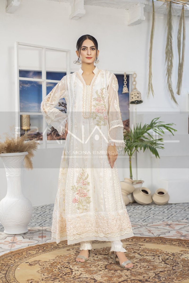 Panache | Pret | Peachy Poise by Maria Faisal - Registered Vendor of : Panache By Mona - type : Ladies Clothes - 100% original wedding dresses