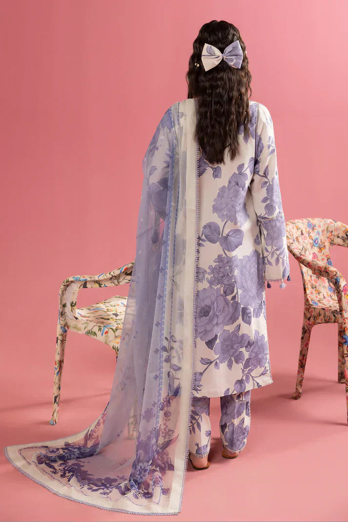 Alizeh | Sheen Lawn Prints 24 | Pearl Mist - Pakistani Dress - Maria Faisal