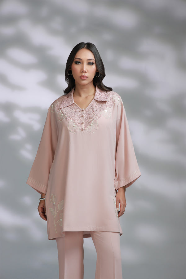 Sana Abbas | La Fiesta A W Pret | Celene - Dress - available at Maria Faisal in UK and USA.