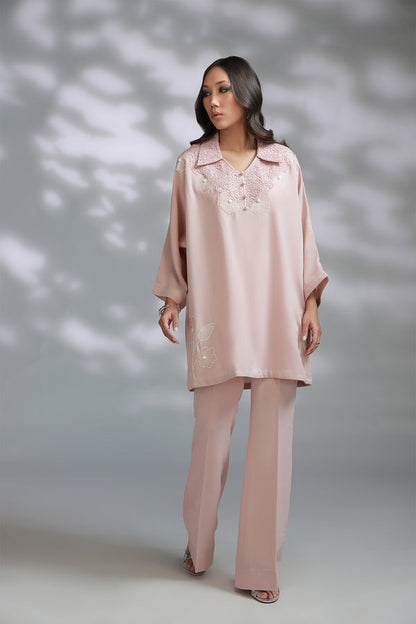 Sana Abbas | La Fiesta A W Pret | Celene - Dress - available at Maria Faisal in UK and USA.