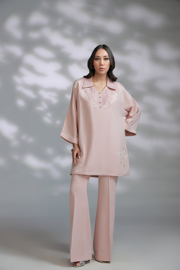 Sana Abbas | La Fiesta A W Pret | Celene - Dress - available at Maria Faisal in UK and USA.