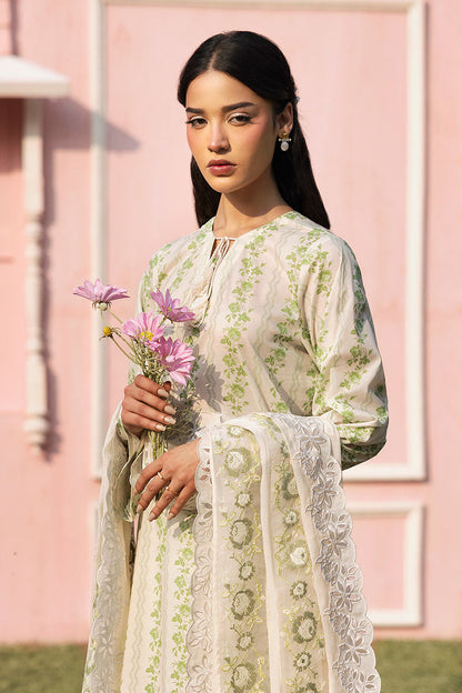 Cross Stitch | Premium Lawn 25 | GREEN TRELLIS - Ladies Clothes 