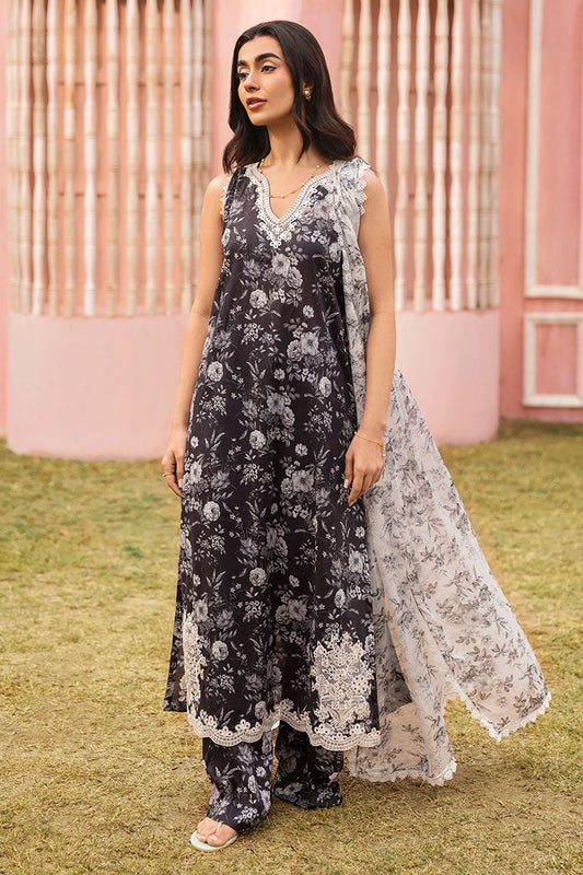 Cross Stitch | Premium Lawn 25 | SOMBER ESCAPE - Ladies Clothes 