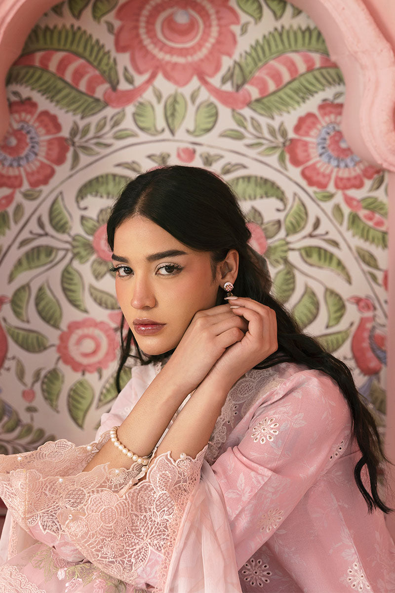 Cross Stitch | Premium Lawn 25 | FLORAL TIE - Ladies Clothes 