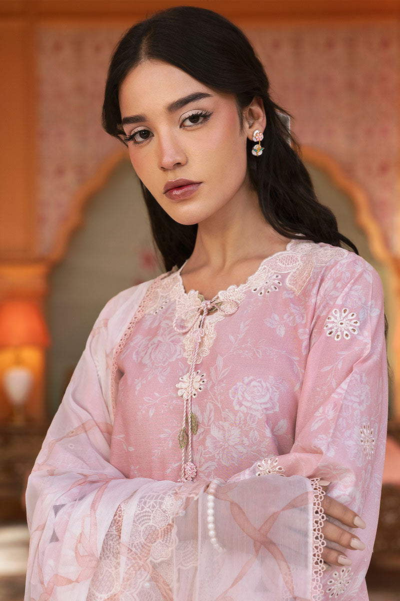 Cross Stitch | Premium Lawn 25 | FLORAL TIE - Ladies Clothes 