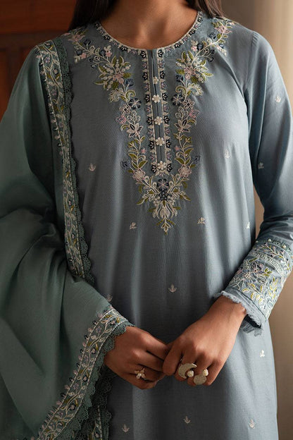 Cross Stitch | Mahiri Lawn 25 | MOONLIGHT BLUE by Maria Faisal - Registered Vendor of : Cross Stitch - type : Ladies Clothes - 100% original wedding dresses