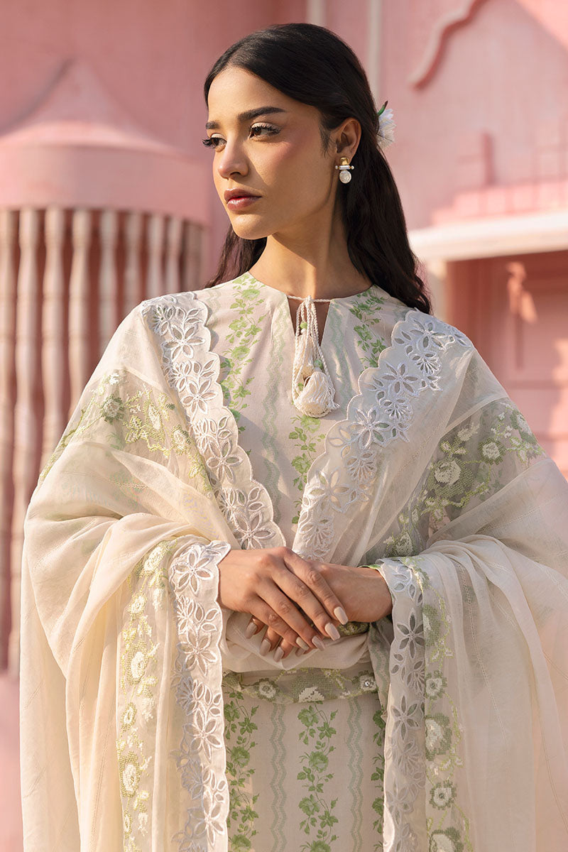 Cross Stitch | Premium Lawn 25 | GREEN TRELLIS - Ladies Clothes 