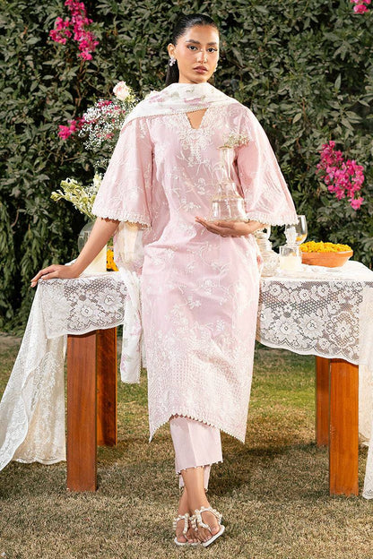 Cross Stitch | Mahiri Lawn 25 | CARMINE ROSE by Maria Faisal - Registered Vendor of : Cross Stitch - type : Ladies Clothes - 100% original wedding dresses