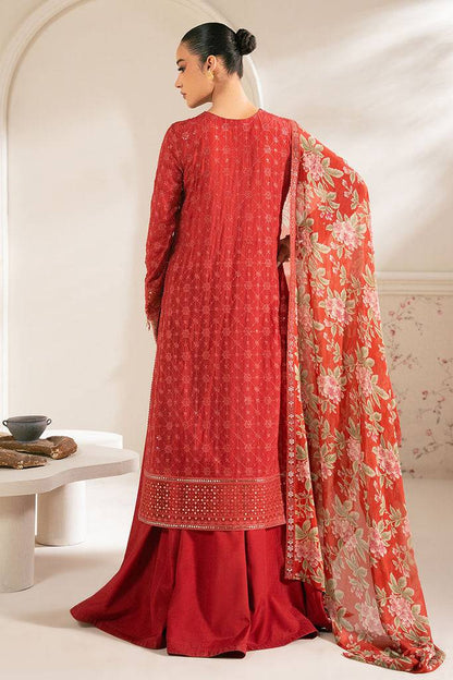 Cross Stitch | Luxe Atelier 25 | VERMILION CARDINAL by Maria Faisal - Registered Vendor of : Cross Stitch - type : Ladies Clothes - 100% original wedding dresses