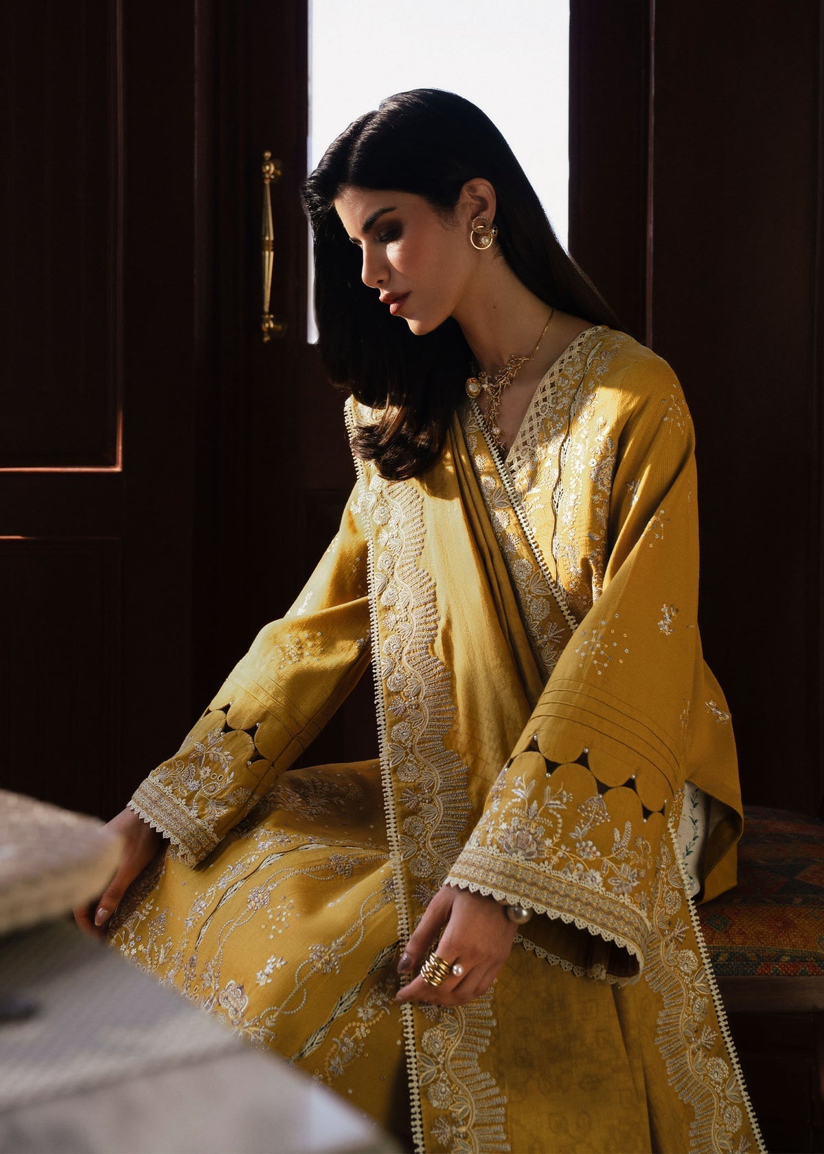 Shireen – authentic Pakistani dress from the Gulana Winter 25 collection for women in the UK