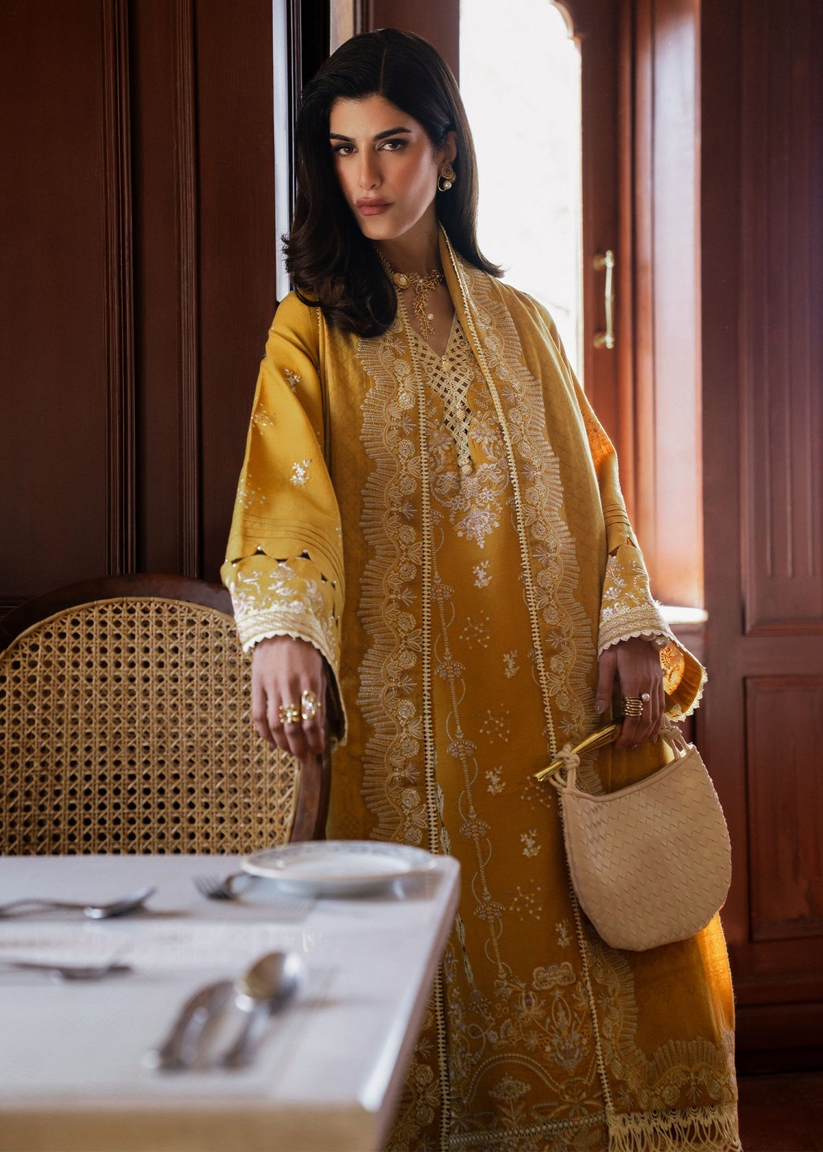 Shireen – authentic Pakistani dress from the Gulana Winter 25 collection for women in the UK