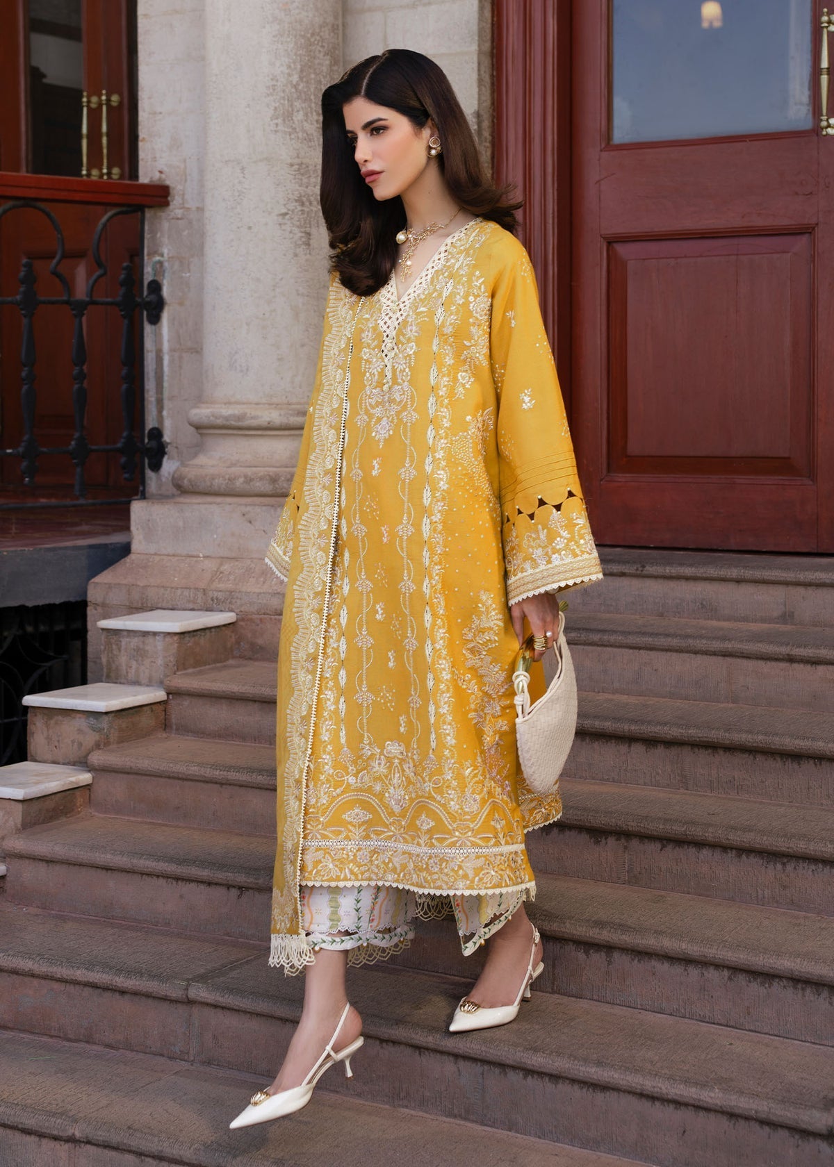 Shireen – authentic Pakistani dress from the Gulana Winter 25 collection for women in the UK