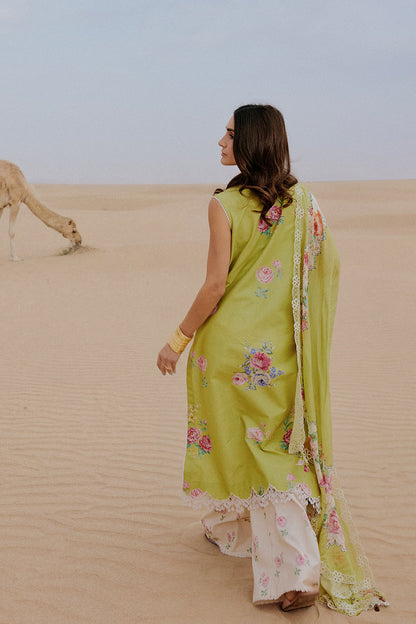 Saira Rizwan | Luxury Lawn 26 | NAVA-SRL26-08 - Dress - available at Maria Faisal in UK and USA.