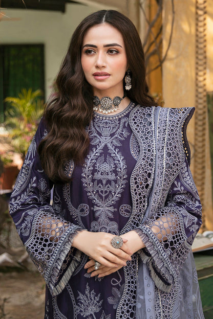 Jazmin | Shahkaar Luxury Eid Lawn SS26 | SL22-D1 - Luxury Dress - available at Maria Faisal in UK and USA.