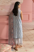 Cross Stitch | Premium Lawn 25 | AQUA ICE - Ladies Clothes 