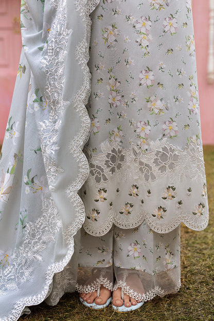 Cross Stitch | Premium Lawn 25 | GRAY FROST - Ladies Clothes 