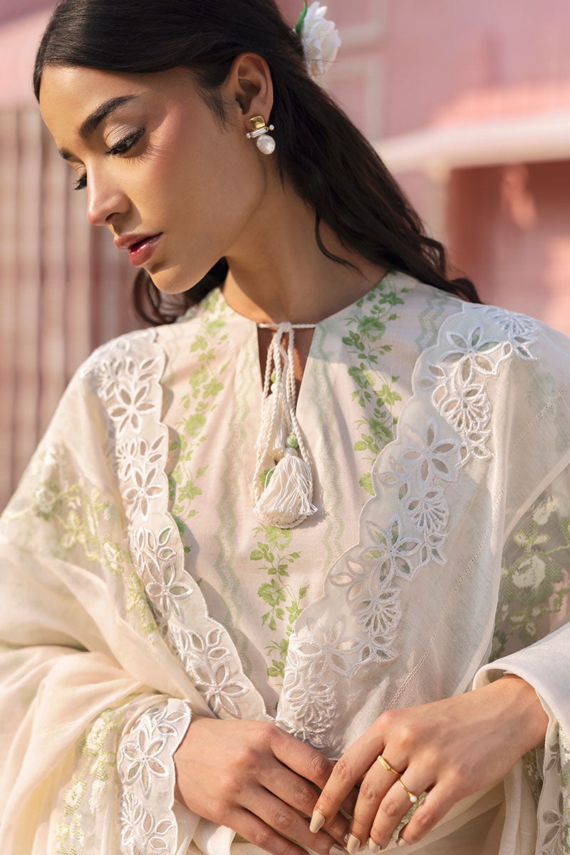 Cross Stitch | Premium Lawn 25 | GREEN TRELLIS - Ladies Clothes 