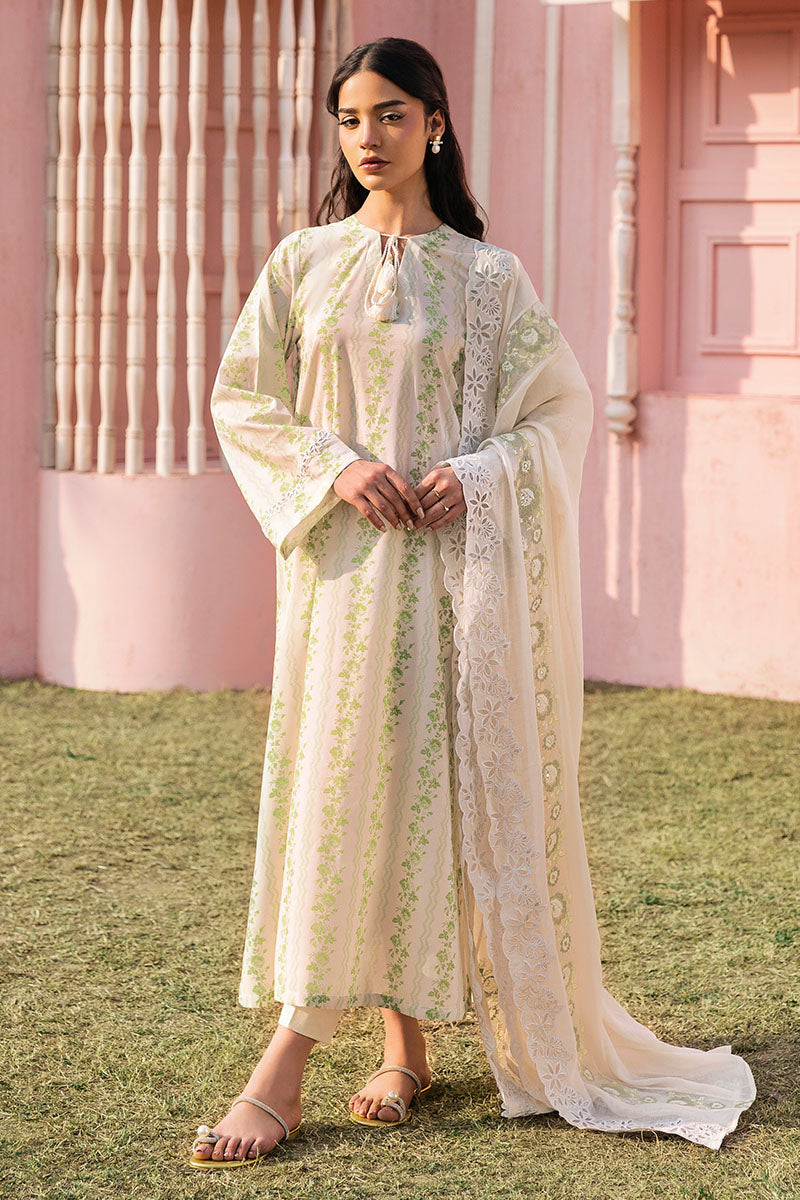 Cross Stitch | Premium Lawn 25 | GREEN TRELLIS - Ladies Clothes 